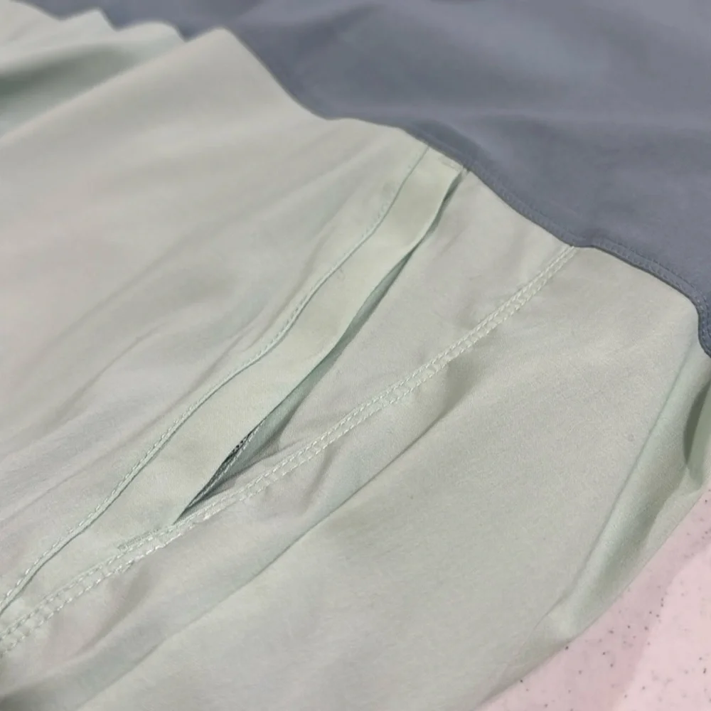 North Face Windbreaker Class V Anorak Women’s Jacket Blue Gray Medium - Picture 7 of 13